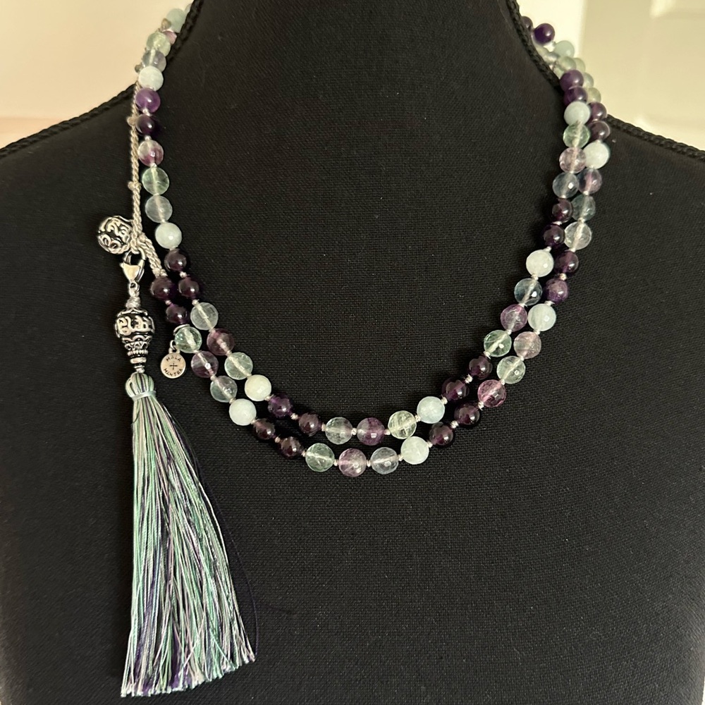 Mala + Mantra CA6 Wrap Mala Semi Precious